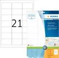 1 bis 40x HERMA Universal-Etiketten PREMIUM, 63,5 x 38,1 mm, weiß BIS 69% RABATT