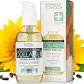 Advanced Clinicals Collagen Lifting Body Oil with Vitamin C Vitamin E fo neck decollete upper arms thighs 3.8 fl. oz. (112ml)