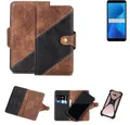 K-S-Trade Handyhülle für Asus ZenFone Max Plus (M1), Handy Hülle Schutz Hülle Schutzhülle Bookstyle Case Handy Cover