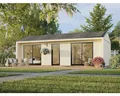 Gartenhaus Palmako Rebekka 31,8 m² inkl. Fußboden 901 x 446 cm natur