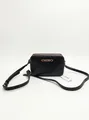 Guess Eco Gemma Klein Umhängetasche aus Polyester für Damen Schwarz  NEU