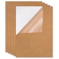 Korkplatte Selbstklebend 5 Stück Rechteckig Korkplatten Selbstklebend 1 mm Dicke für die Wand Fußböden Untersetzer Dekoration 21x30 cm