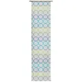 Schiebepaneel ZIRBELLO - blau-grün - 225x60 cm