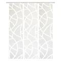 3er-Set Schiebevorhang CASSE - wollweiß - 60x245 cm