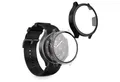 kwmobile Smartwatch-Hülle 2x Hülle für OnePlus Watch 2 / OPPO Watch X, Fullbody Fitnesstracker Glas Cover Case Schutzhülle Set