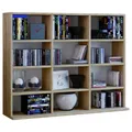 VCM Regal "Megosa Mini", BxHxL: 23 x 83 x 102,1 cm, Holzwerkstoff - braun