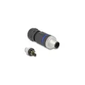 60535 - M12 Steckverbinder A-kodiert 8 Pin Stecker zur Montage mit...