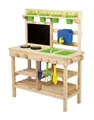 Playtive Outdoorküche Matschküche Echt Holz Spielküche Kinderküche stabil NEU