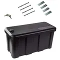 DEMA Anhänger Staubox 25L – Deichselbox 56,5x24,5x28,5 cm, Staukasten, Deichselkasten, Heckbox DDB25, robust, 100 kg Tragfähigkeit, für PKW, Transport, Werkzeug & Zubehör
