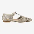 Donna Carolina CLESSIA WEB 57.709.021-002, Sandaletten in Gold für Damen, Größe 38
