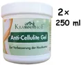 35,00Eur/L) 2x KRÄUTERHOF Anti-Cellulite Gel Zitronengras Hautkontur  2x 250 ml