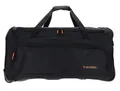 travelite Basics Fresh Wheeled Duffle Reisetasche Trolley Black schwarz