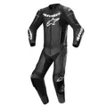 Alpinestars GP Force Lurv 2PC zweiteilige Motorrad Lederkombi Gr. 56 - Schwarz
