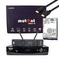 Mutant HD66 SE UHD 2160p E2 Linux Receiver mit 1x DVB-S2 & 1x DVB-C/T2 Tuner, PVR, WiFi + 1TB Festplatte