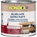 BONDEX Klarlack Ultra Matt 0,25 Liter farblos - wasserbasierend