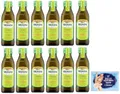 12er-Pack Monini CLASSICO Natives Olivenöl Extra,Olio Extra Vergine di Oliva,250ml Glasflaschen + 1er-Pack Kostenlos Felce Azzurra Talkumpuder, 100g-Beutel