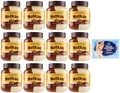 12er-Pack Nutkao Crema Bicolore Cacao,Nocciole e Vaniglia,Streichfähige Creme Kakao mit Haselnüssen und Vanille, 400g-Glas + 1er-Pack Kostenlos Felce Azzurra Talkumpuder, 100g-Beutel