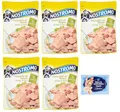 5er-Pack Nostromo Trancetti di Tonno all'olio di oliva,Thunfischsteaks in Olivenöl,1Kg Beutel + 1er-Pack Kostenlos Felce Azzurra Talkumpuder, 100g-Beutel