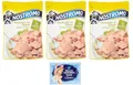 3er-Pack Nostromo Trancetti di Tonno all'olio di oliva,Thunfischsteaks in Olivenöl,1Kg Beutel + 1er-Pack Kostenlos Felce Azzurra Talkumpuder, 100g-Beutel