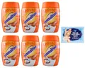 6er-Pack Ovomaltine Malzhaltiges Getränkepulver Kakaogeschmack 400g + 1er-Pack Kostenlos Felce Azzurra Talkumpuder, 100g-Beutel