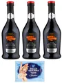 3er-Pack Monari Federzoni Aceto Balsamico di Modena I.G.P.Gusto Rotondo,Balsamico-Essig aus Modena I.G.P.,500ml Glasflasche + 1er-Pack Kostenlos Felce Azzurra Talkumpuder, 100g-Beutel