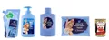 Felce Azzurra Flüssigseife+Nachfüller + Klassisches Talkumglas+Beutel+Polpa 400g