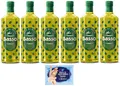 6x Basso Olivenöl,Olio Di Oliva,Super Zum Braten,1lt Glasflaschen+Talk 100g