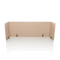 hjh OFFICE Tischtrennwand Akustikpanel FLEXMIUT Sichtschutz PET beige Trennwand