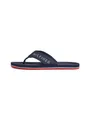 Zehentrenner "COMFORT BEACH SANDAL", Badeschuh, Schlupfschuh mit Logoschriftzug, Gr. 48, dunkelblau