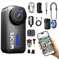 SJCAM C110Plus Magnetische Action Kamera 4K Bodycam POV Kamera 30m Wasserdichte