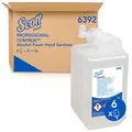 Scott Control Handdesinfektionsschaum auf Alkoholbasis 6392 – 6 x 1 Liter Handdesinfektionsmittel, Nachfüllpackung (6 Liter gesamt)