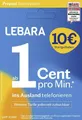 Lebara Prepaid Starterpaket Prepaid-Karte ohne Vertragsbindung