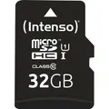 Intenso Micro-SD-Karte Premium 3423480, 32GB, bis 45 MB/s, UHS-I U1, SDHC