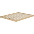 Erst-Holz Breites Bodenbett Doppelbett Buche Massiv 160 x 200 cm Modell 66 Rollrost inkl.