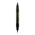 Makeup Revolution, Thick & Thin Dual Liquid Eyeliner, Flüssiger Eyeliner, 1ml