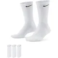 Nike Everyday Cushioned 3er Pack Socken (Größe 34 , weiss)