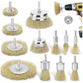 DazSpirit Drahtbürsten Set 12 Stück 1 4 Zoll Messing Rostent