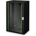 Digitus Netzwerkschrank Unique, DN-19 20-U-SW, 19 Zoll, 20HE Wandgehäuse, 60 x 99,8 x 45 cm, schwarz