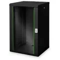 Digitus Schrank De Netzwerk, Rack De 19 Zoll, 20u, Wandmontage, Tiefe 450 Mm, Kapazität De Last 100 Kg, Unique Serie, Schwarz