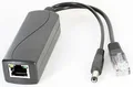 POE Injector/Splitter (POE IEEE 802.3af zu 12V/1.3A + LAN) (für z.b. IP-Kameras