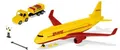 Siku DHL Frachtflugzeug mit Zubehör