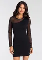 Melrose Strickkleid für sommerliche Anlässe, kurzes Kleid, femininer Stil