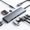 USB C Hub Adapter für iPad Pro MacBook Pro Air M1 M2 2022-2018, 9in1 USB C