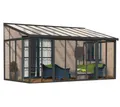 Palram - Canopia Wintergarten Sanremo, BxT: 556x277 cm, (1-St), 100 % UV-Schutz, 90 % Lichtdurchlässigkeit, LxBxH 277x556x310cm