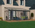 Palram-Canopia Kaltwintergarten San Remo 3x5.46 Terrassenüberdachung Anthrazit