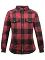 Motorrad Hemd John Doe Motoshirt Lady Farbe: Rot/Schwarz Gr: XS