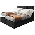Trada Boxspringbett, Schwarz, Textil, H3, Rechteckig, 200x200 cm, Schlafzimmer, Betten, Boxspringbetten