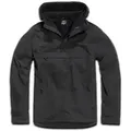 Brandit Windbreaker Jacke, schwarz, Größe XL für Männer