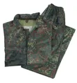Regenanzug Nässeschutzkleidung zweiteilig flecktarn