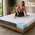 ARENSBERGER ANNA, Gelschaum Matratze 140x200 cm – 13 cm NANOCELL® Gel-Schaum – H3 Härtegrad – Atmungsaktiv – Abnehmbarer Bezug 240g/m2